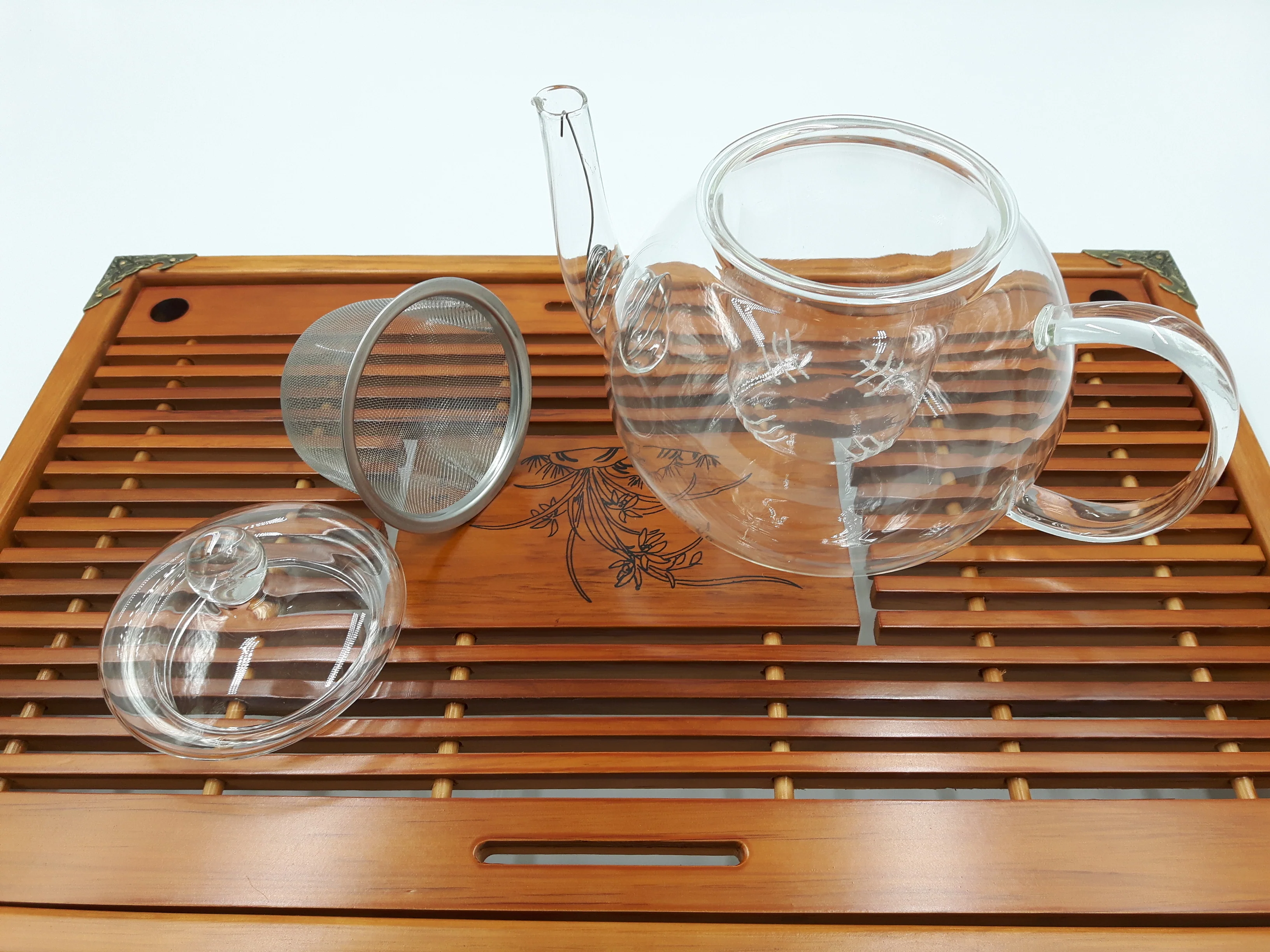 1.1 Litre Glass Teapot with Infusers - Image 4