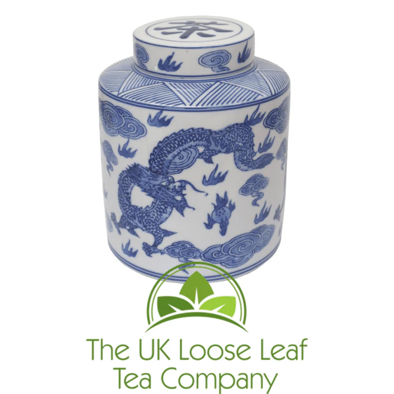Dragon Round Tea Caddy
