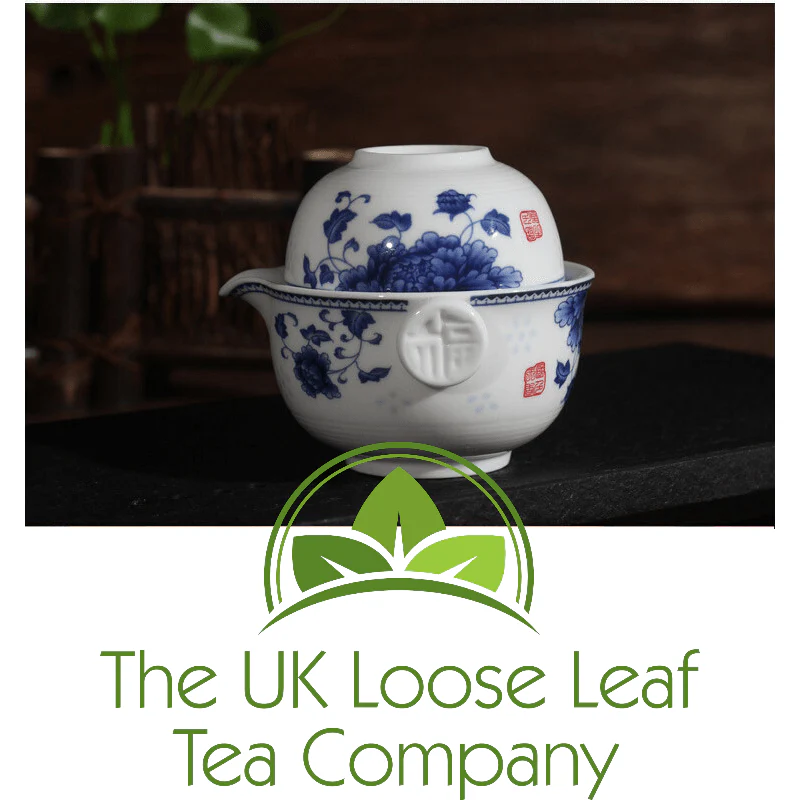 Gaiwan Blue Flower