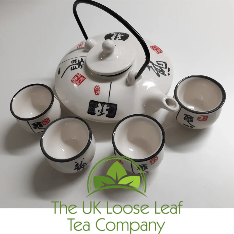 Gloss White Tea set ~ 4 Cup Teapot - Image 3