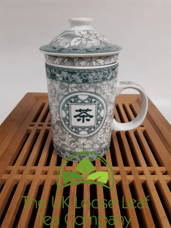 Jasmine Blossom Design Infuser Mug