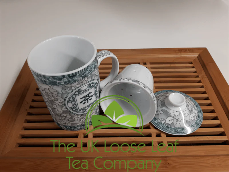 Jasmine Blossom Design Infuser Mug - Image 2